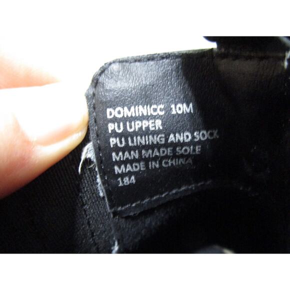 Madden Girl Dominicc Black Faux Leather Block Heel Ankle Booties Women Size 10M - Picture 10 of 10